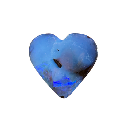 3.84 Ct heart boulder opal