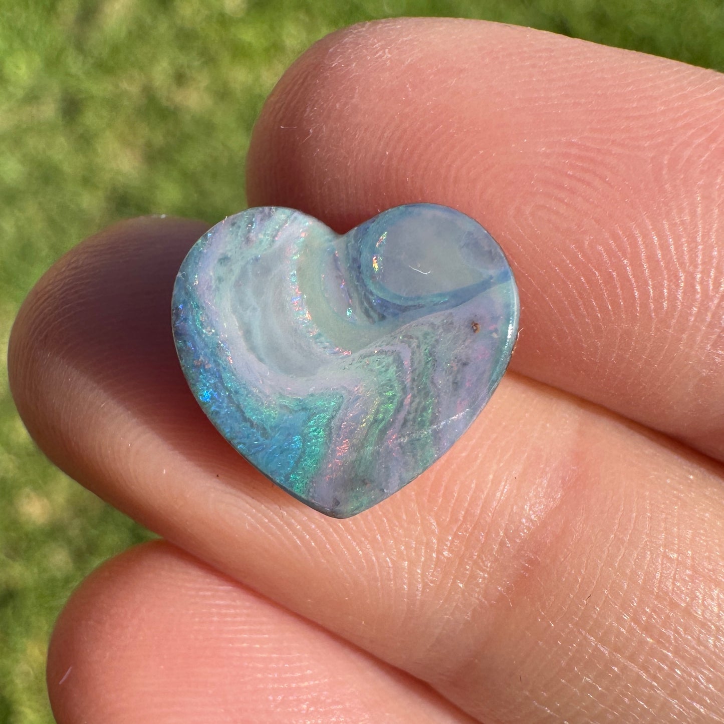 4.90 Ct heart boulder opal