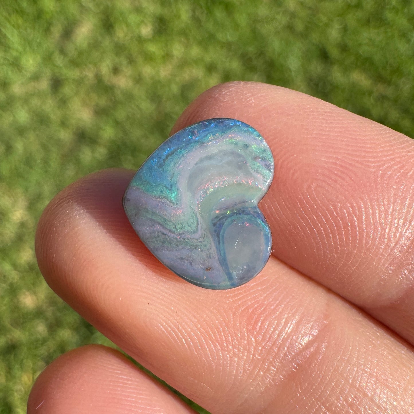 4.90 Ct heart boulder opal