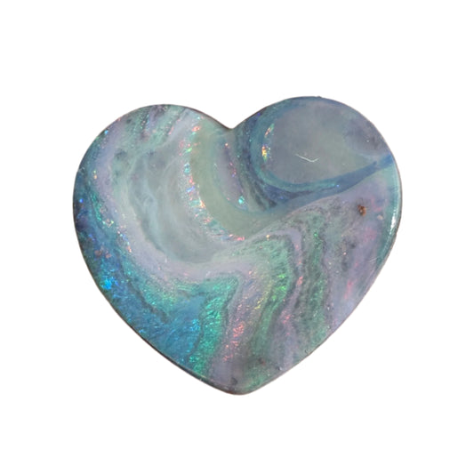 4.90 Ct heart boulder opal
