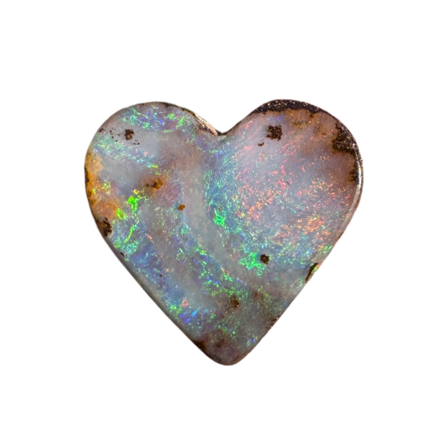 5.27 Ct heart boulder opal