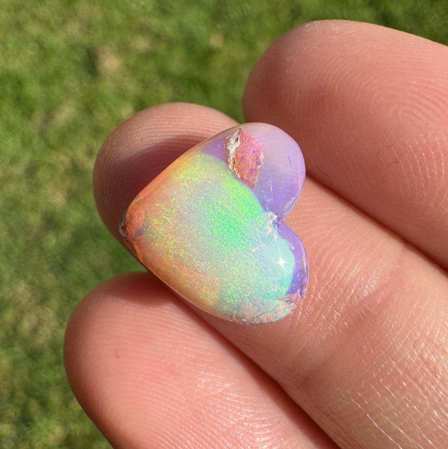 4.16 Ct heart wood replacement opal