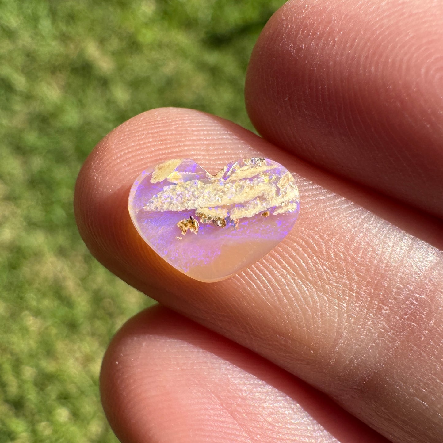 1.16 Ct small wood replacement heart opal