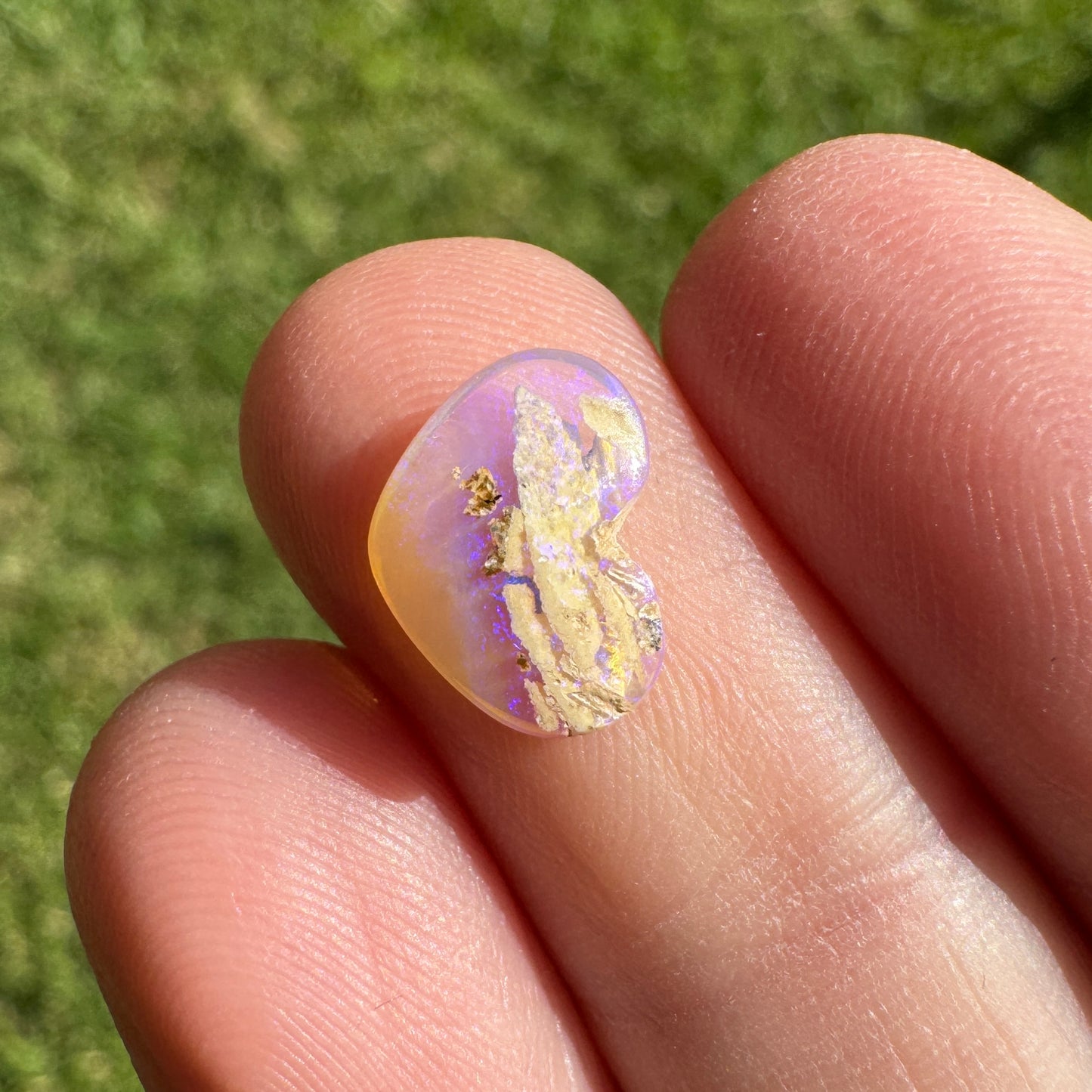 1.16 Ct small wood replacement heart opal