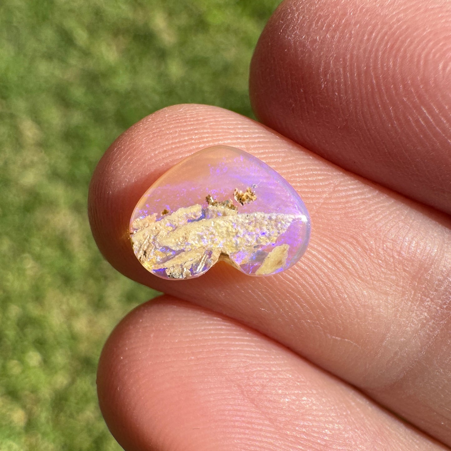 1.16 Ct small wood replacement heart opal