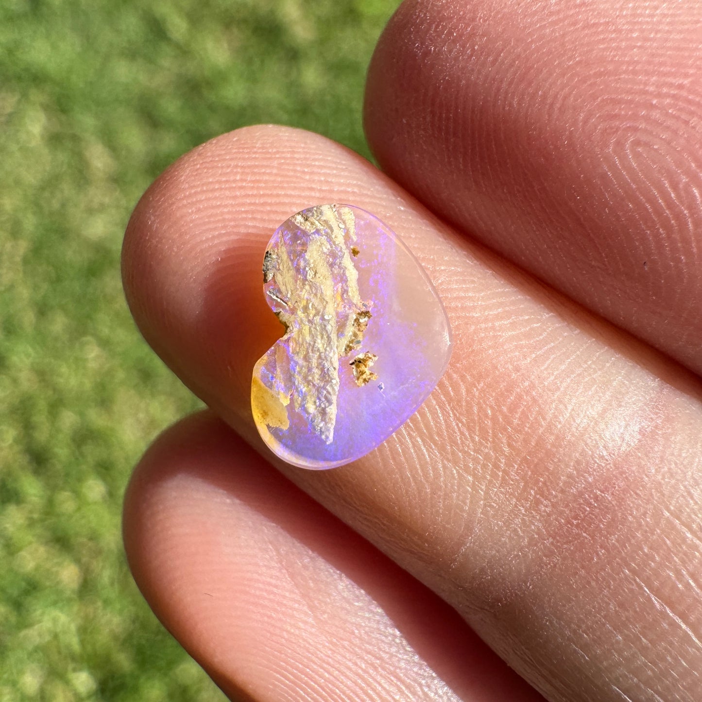 1.16 Ct small wood replacement heart opal