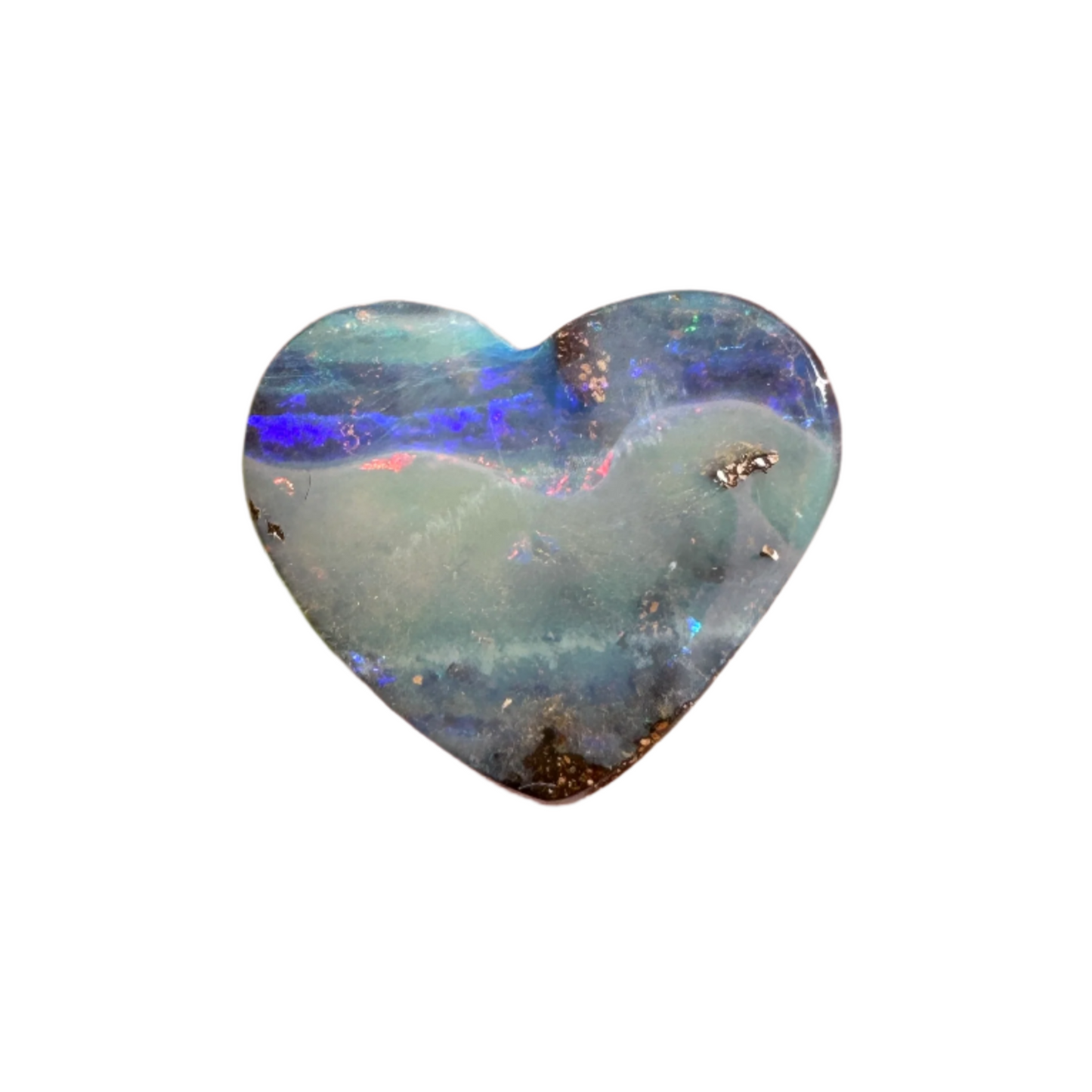 2.92 Ct heart boulder opal