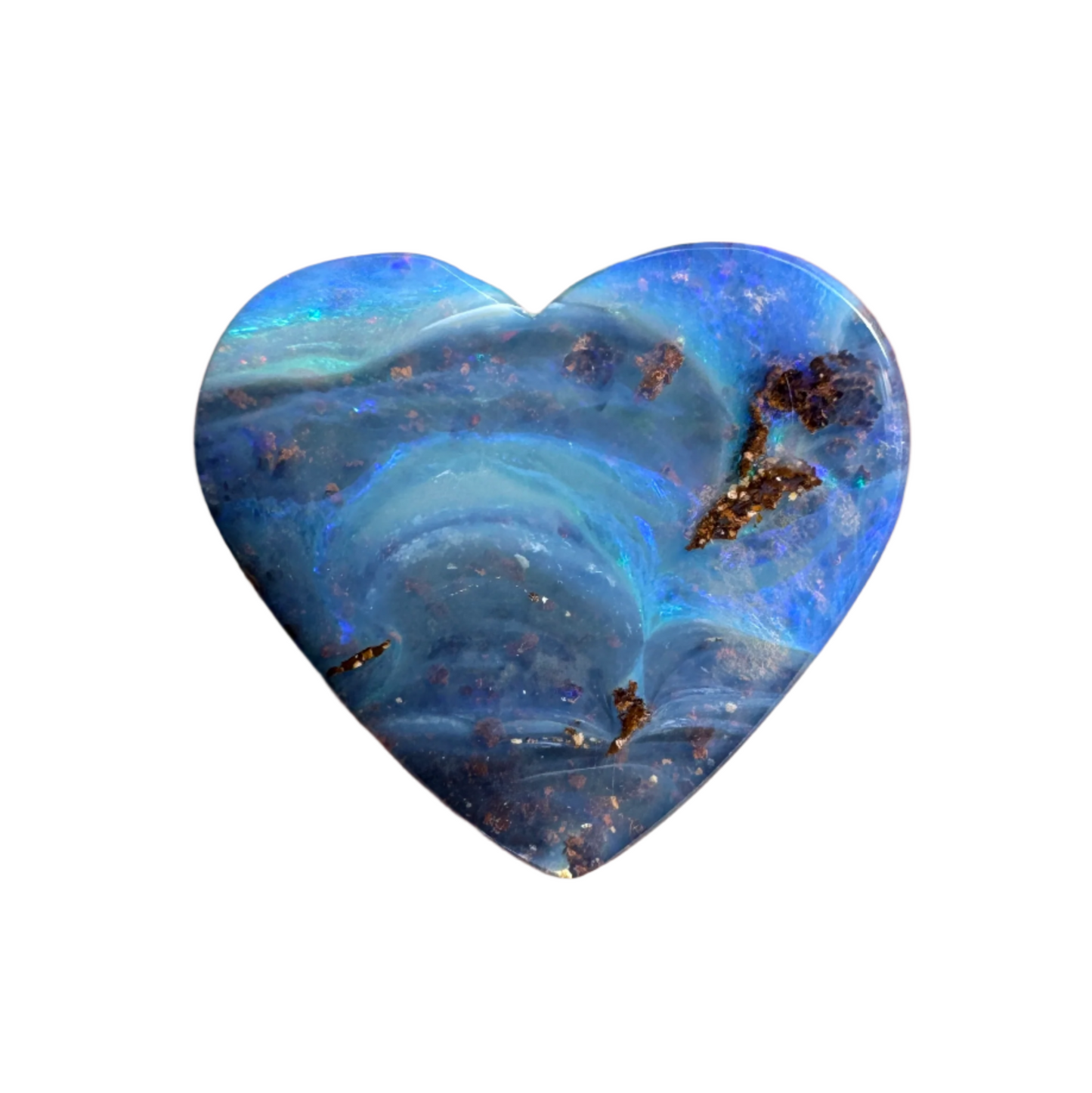 3.58 Ct heart boulder opal