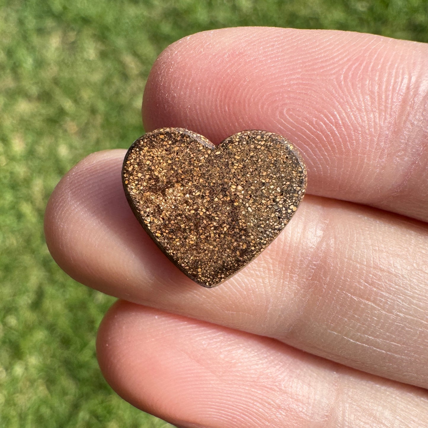 3.58 Ct heart boulder opal
