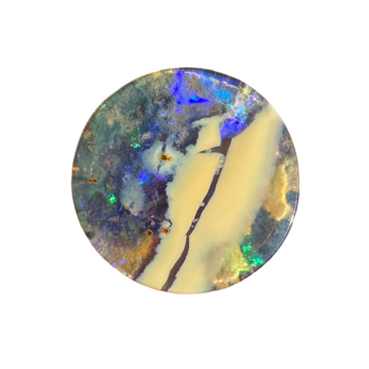 4.38 Ct round boulder opal