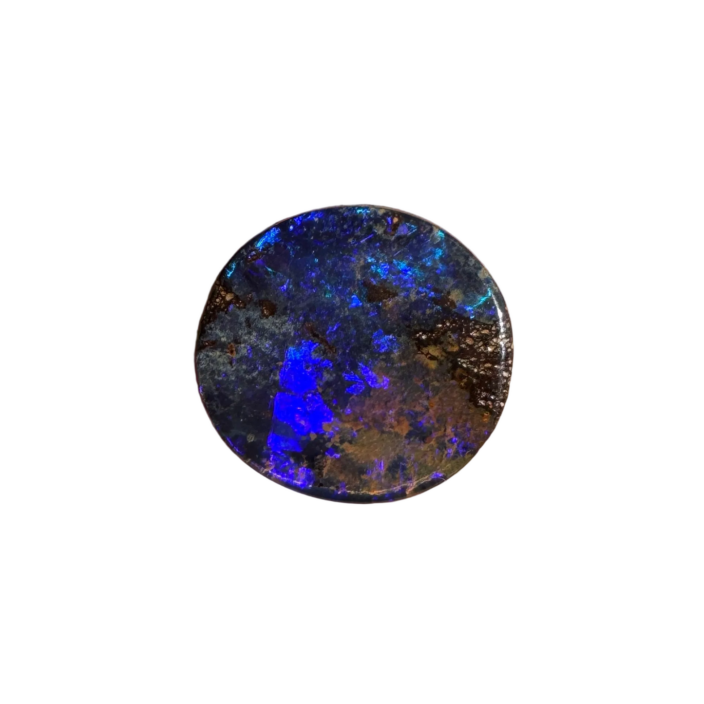 3.03 Ct purple circle bouder opal