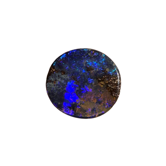 3.03 Ct purple circle bouder opal