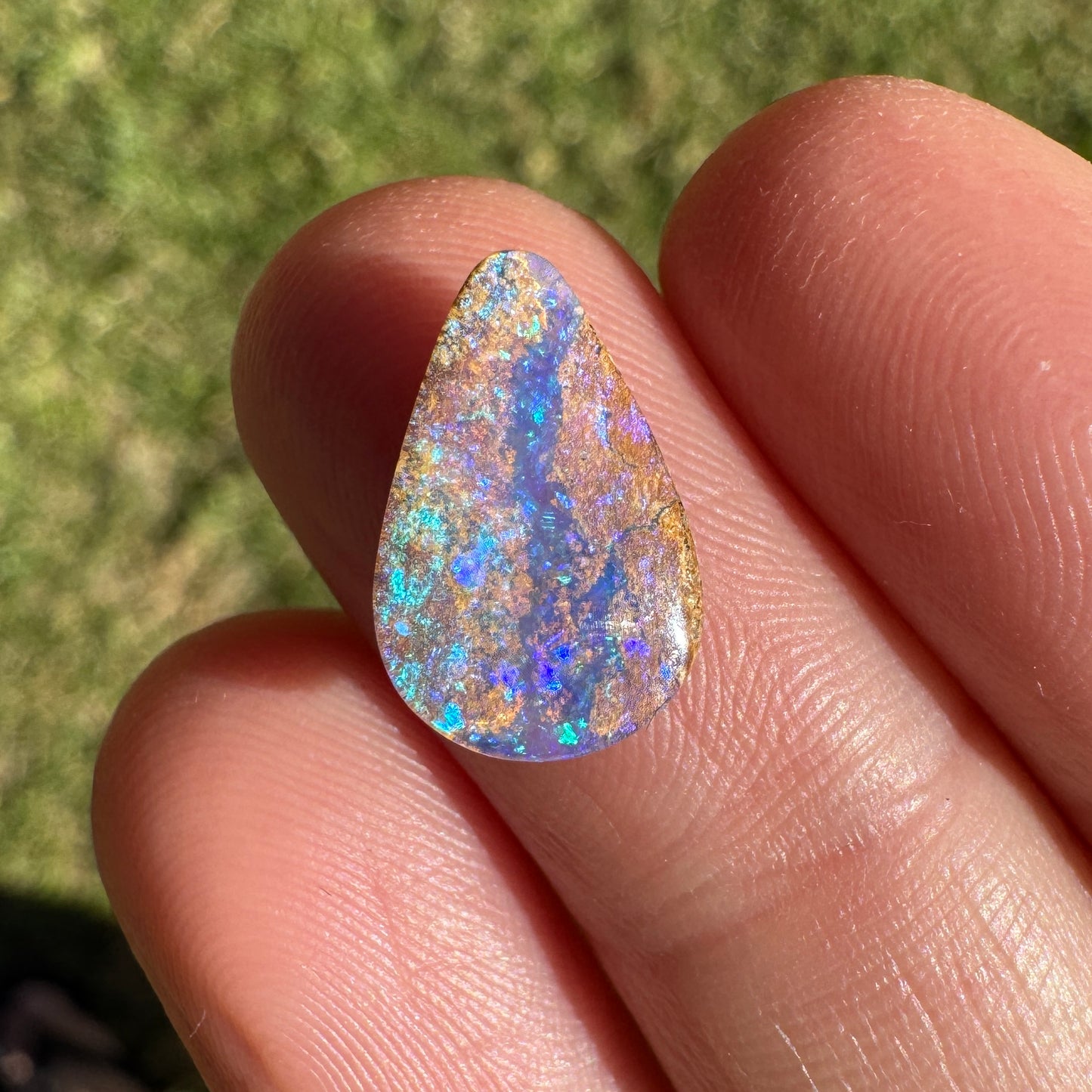 2.01 Ct teardrop wood replacement opal