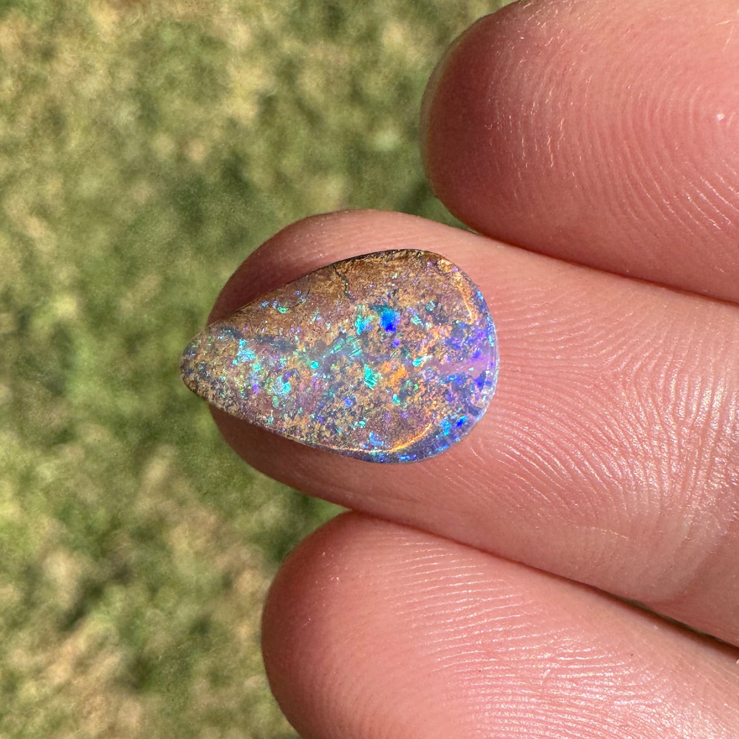 2.01 Ct teardrop wood replacement opal