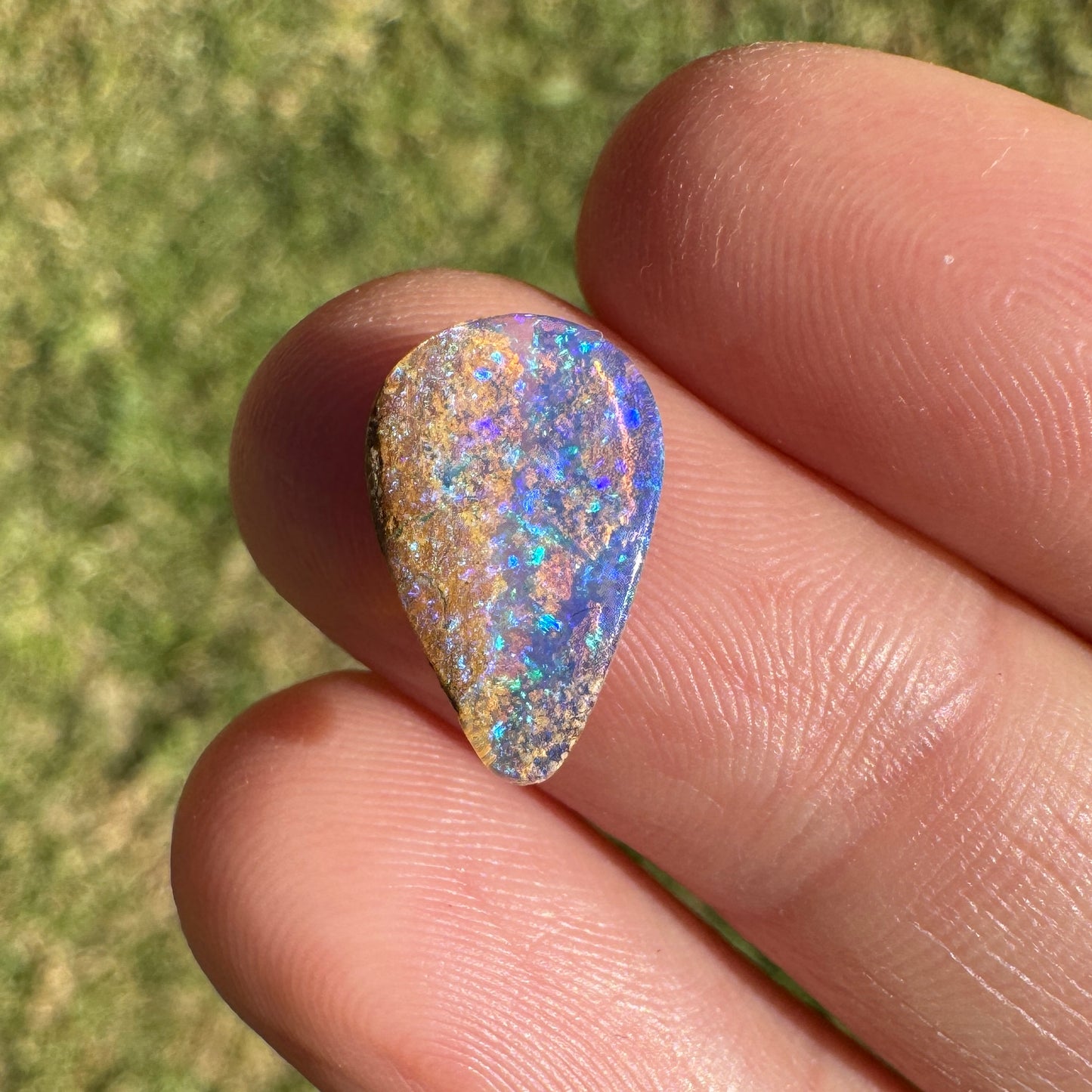 2.01 Ct teardrop wood replacement opal