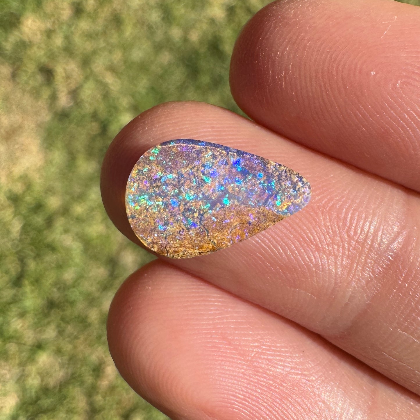 2.01 Ct teardrop wood replacement opal
