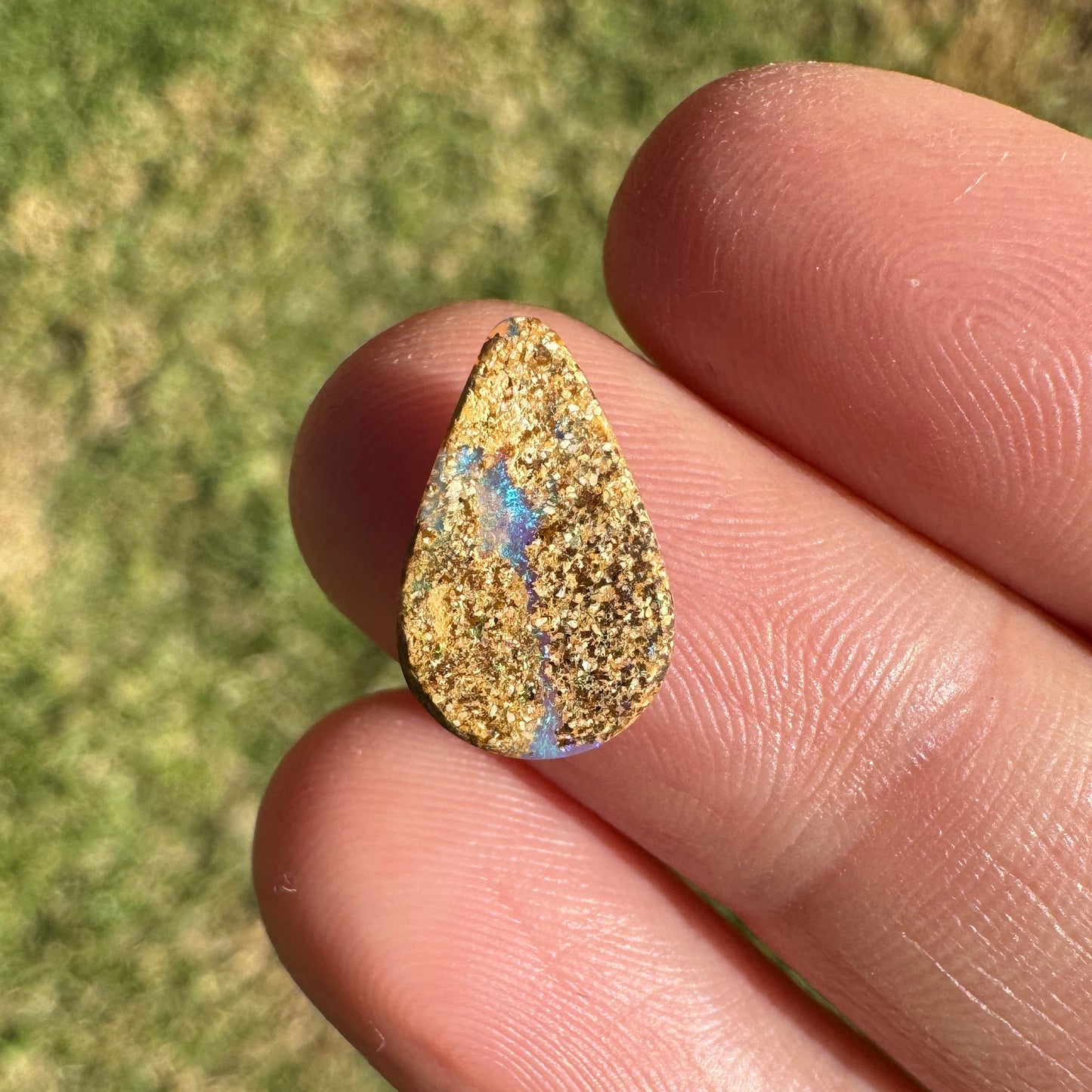 2.01 Ct teardrop wood replacement opal