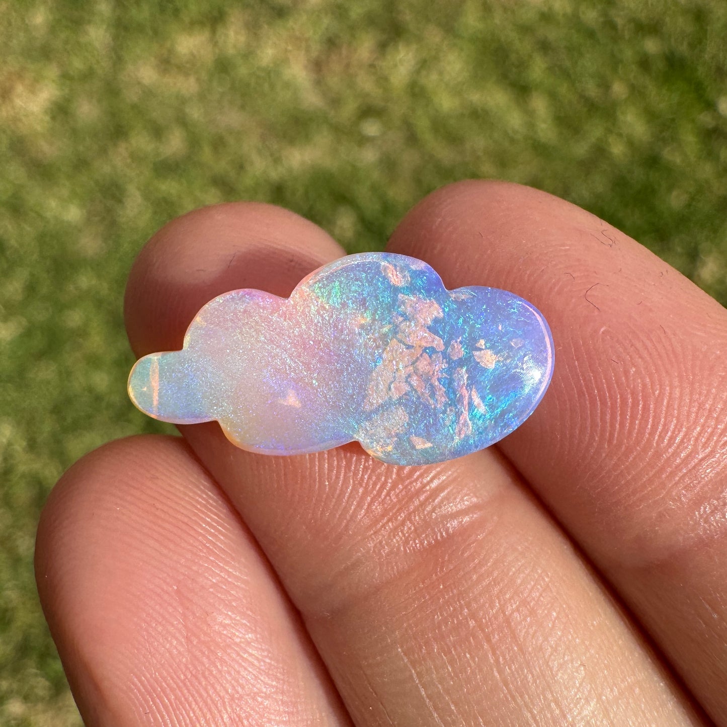 4.77 Ct cloud carving wood replacement opal