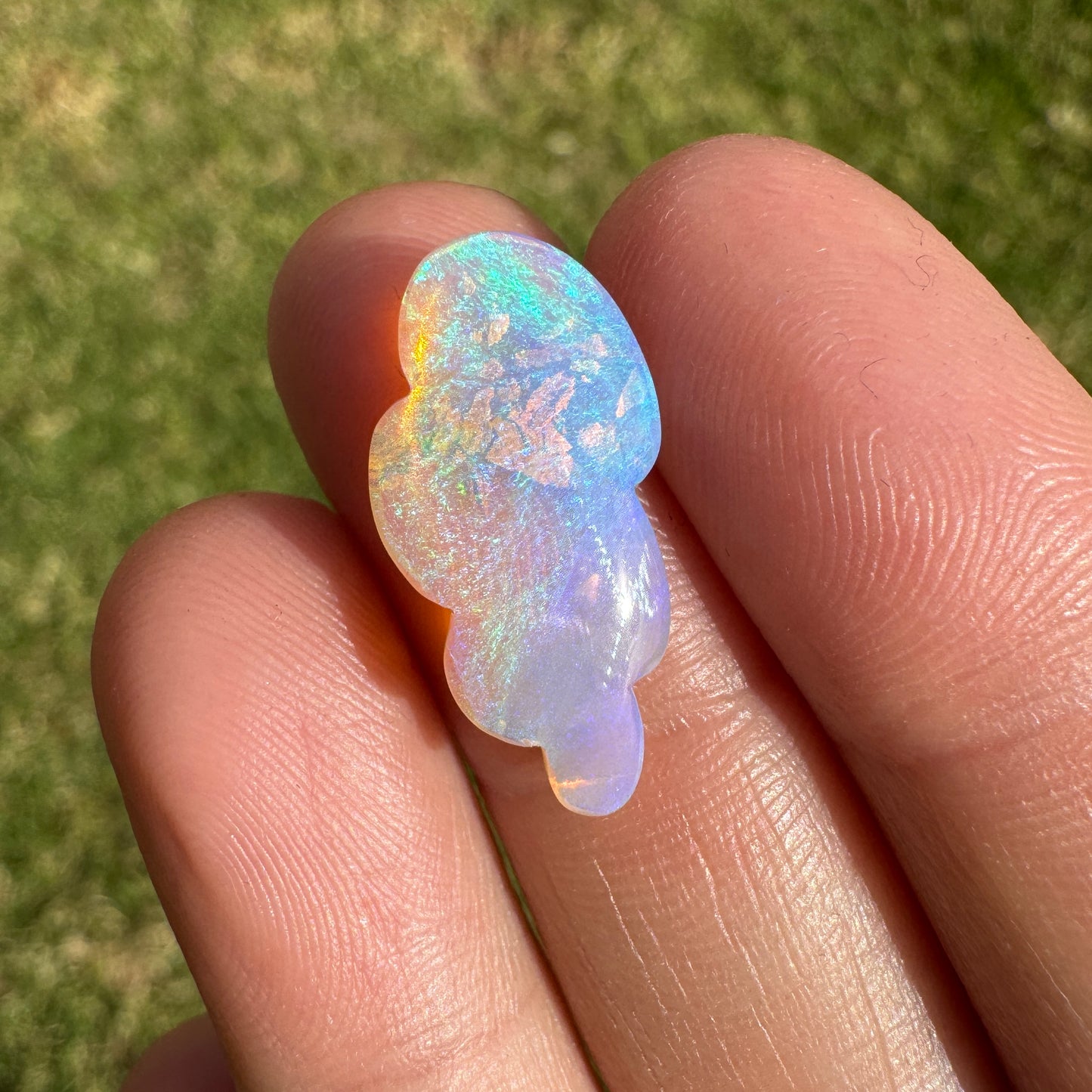 4.77 Ct cloud carving wood replacement opal