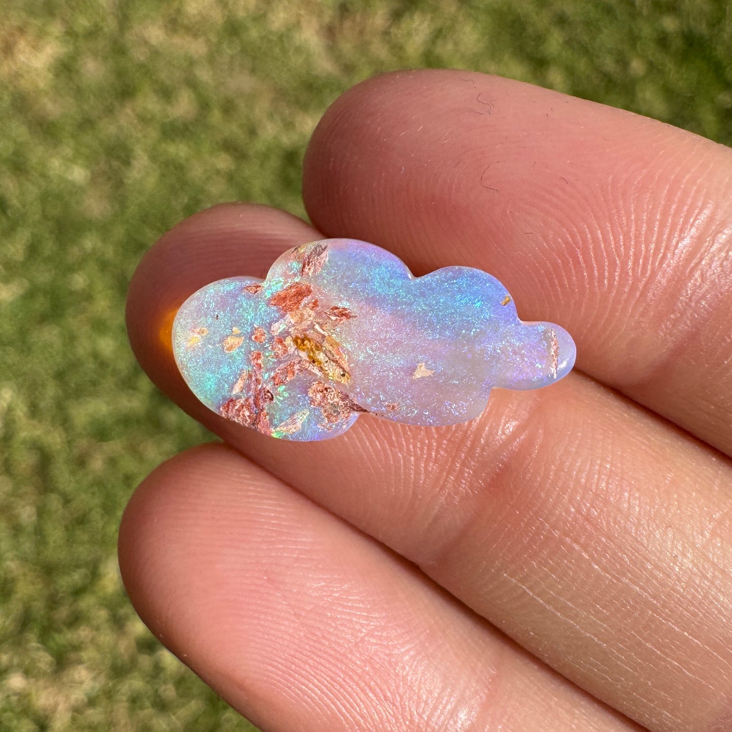 4.77 Ct cloud carving wood replacement opal