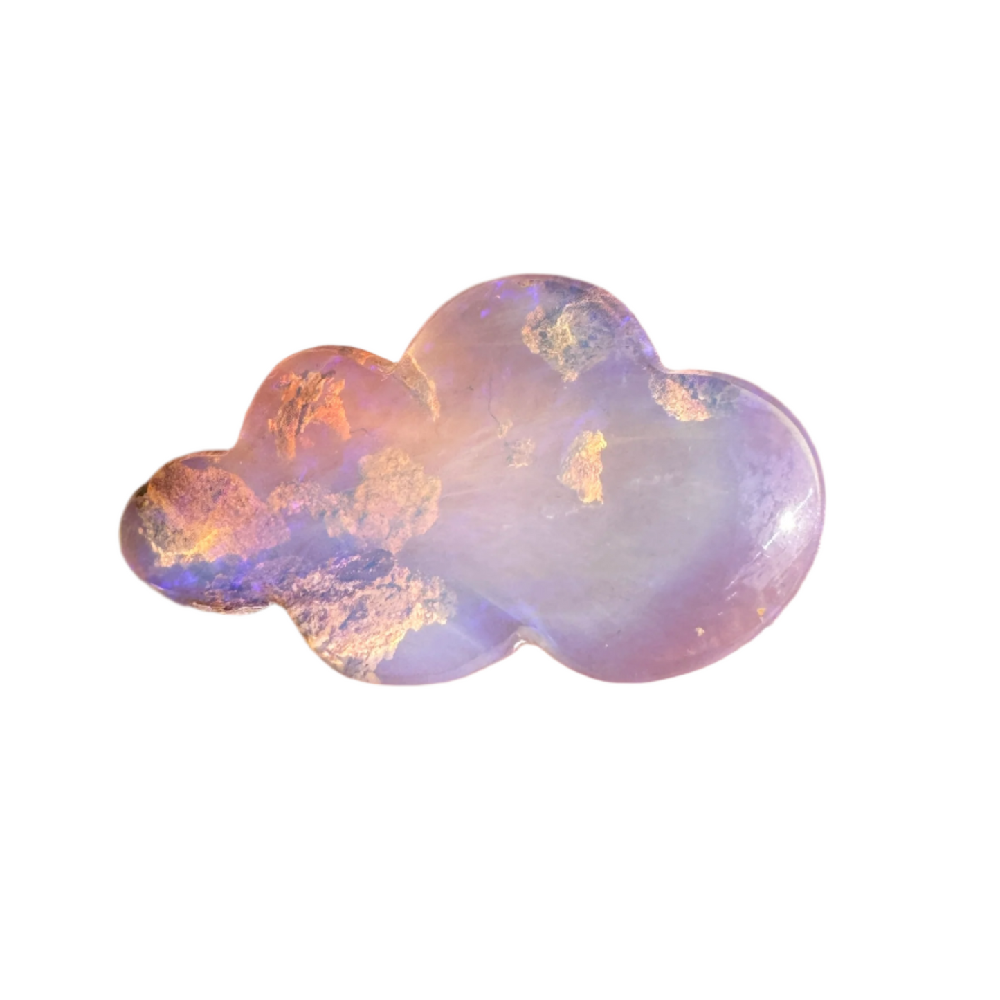 3.14 Ct cloud carving wood replacement opal