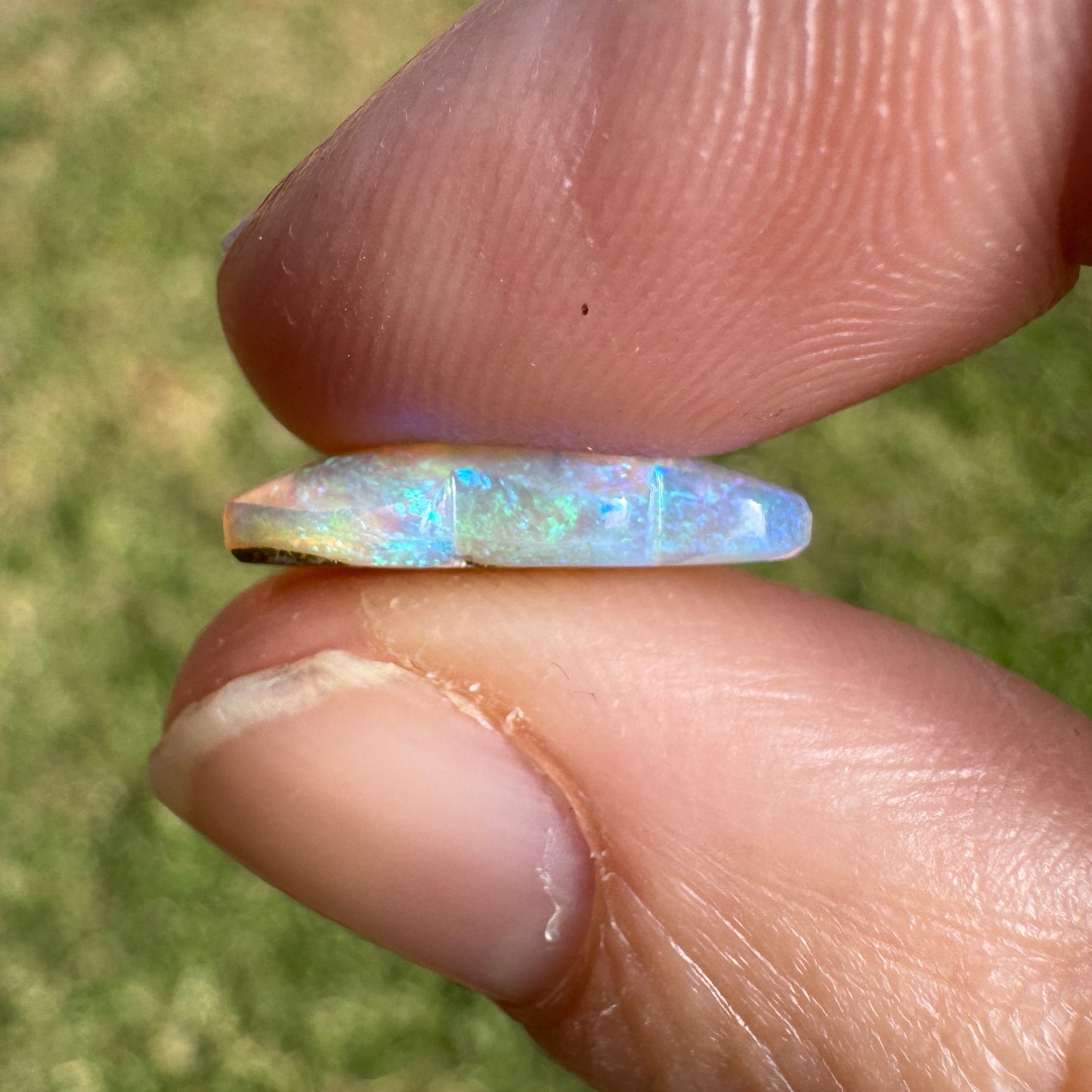 2.43 Ct cloud carving wood replacement opal