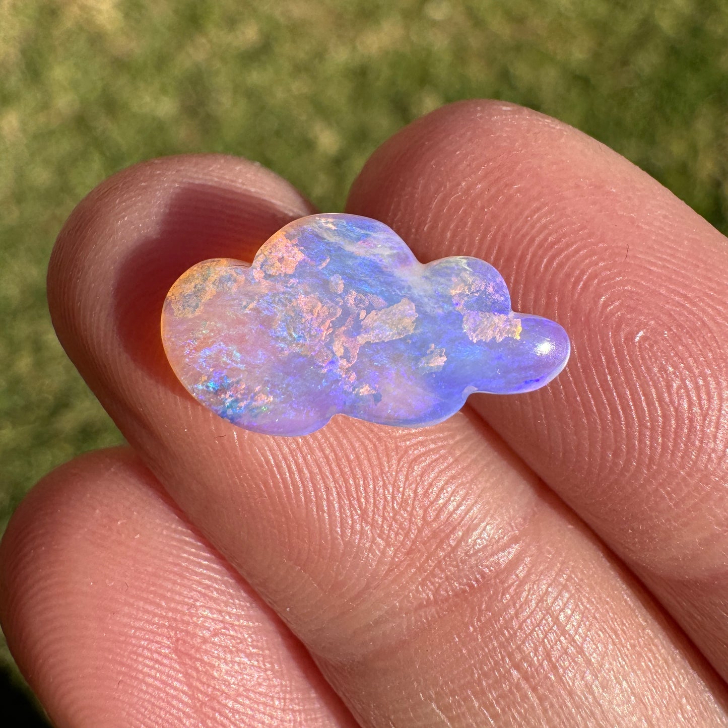 2.79 Ct cloud carving wood replacement opal