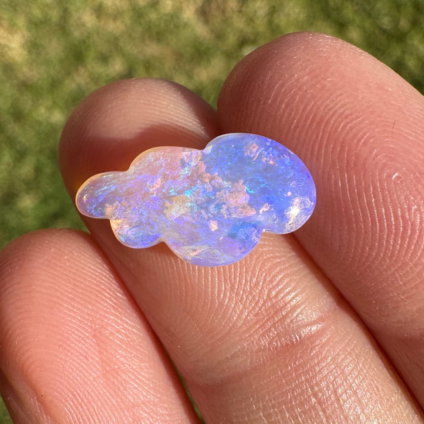 2.79 Ct cloud carving wood replacement opal