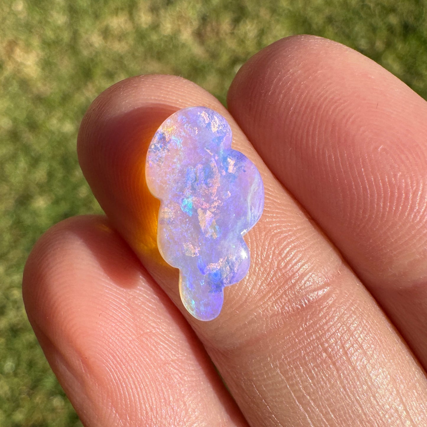 2.79 Ct cloud carving wood replacement opal