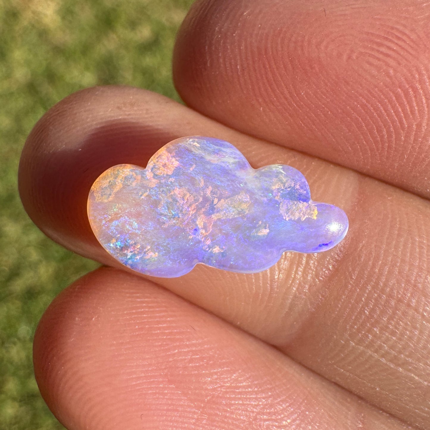 2.79 Ct cloud carving wood replacement opal