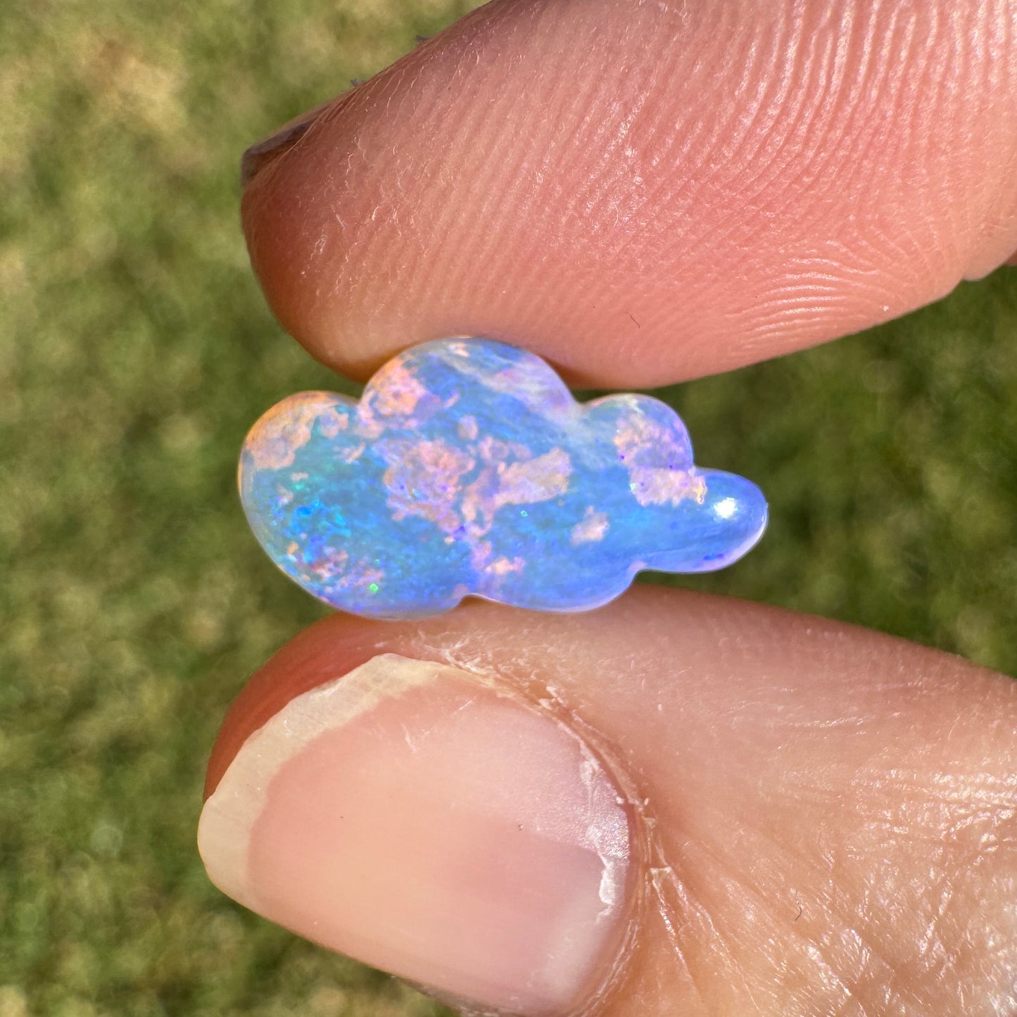 2.79 Ct cloud carving wood replacement opal