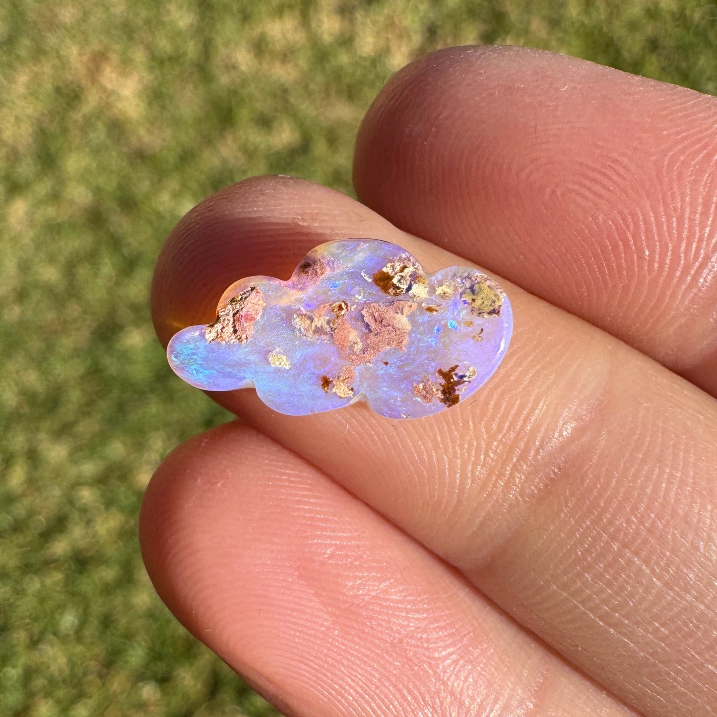 2.79 Ct cloud carving wood replacement opal