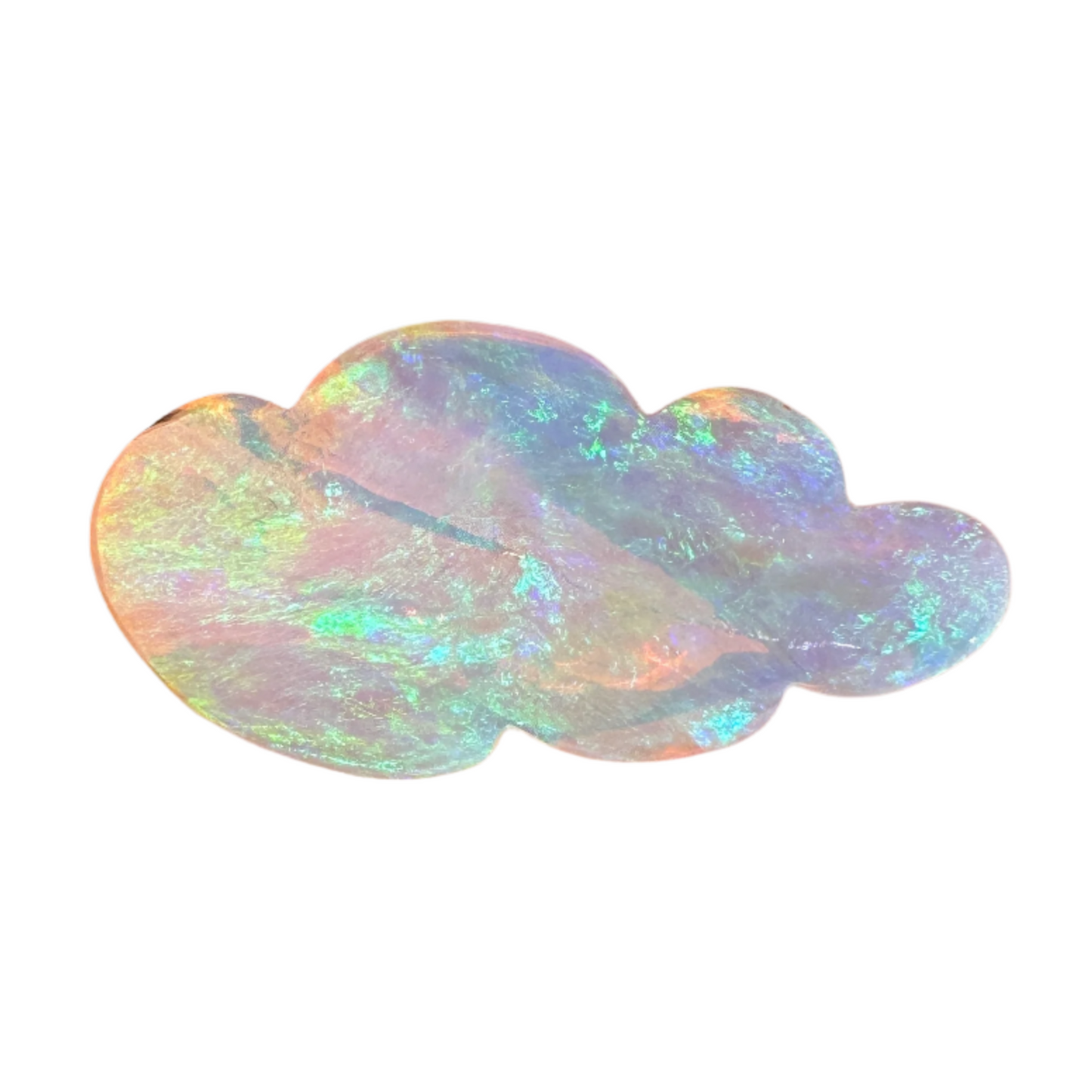 4.15 Ct cloud carving wood replacement opal