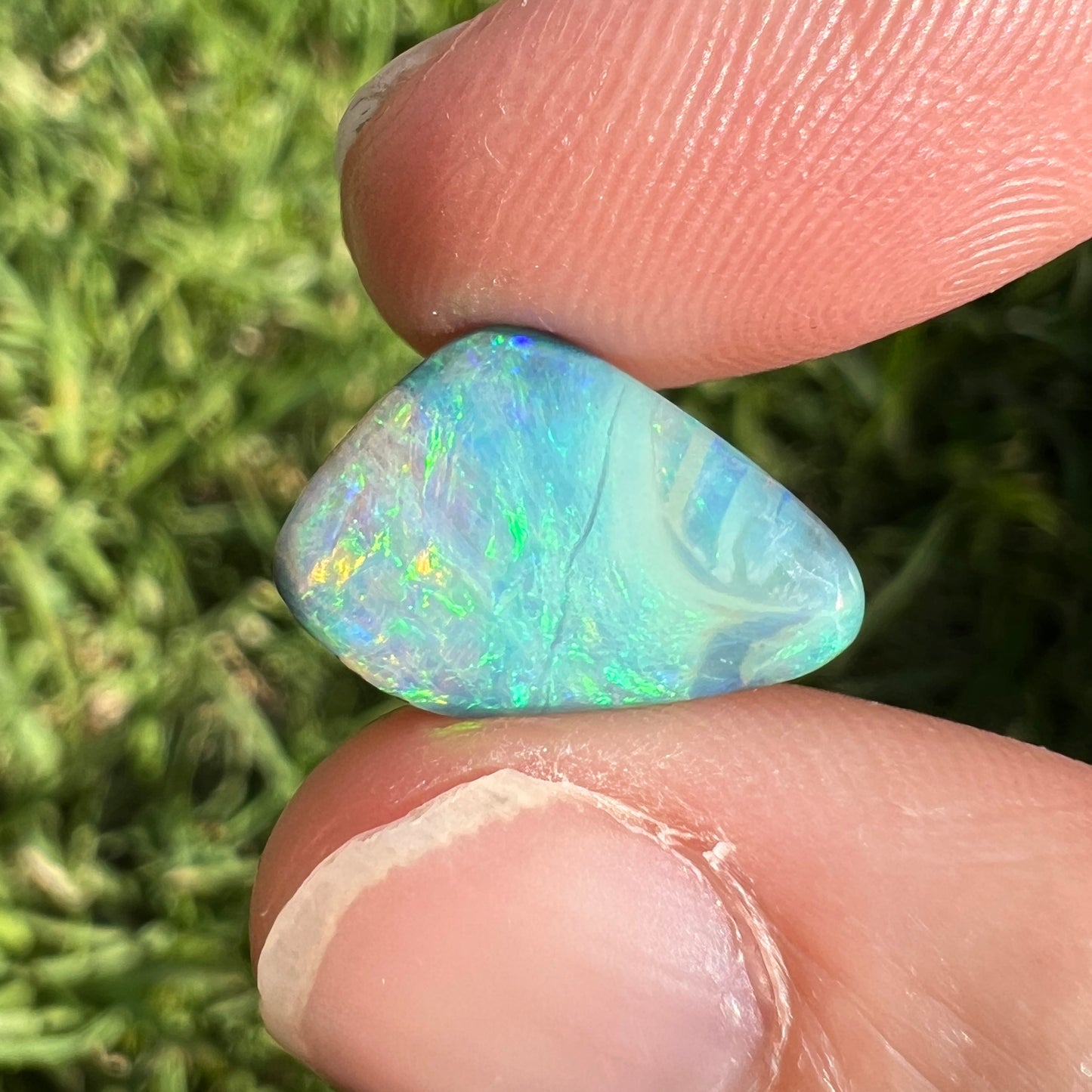 4.11 Ct ocean-toned boulder opal - Broken River Mining