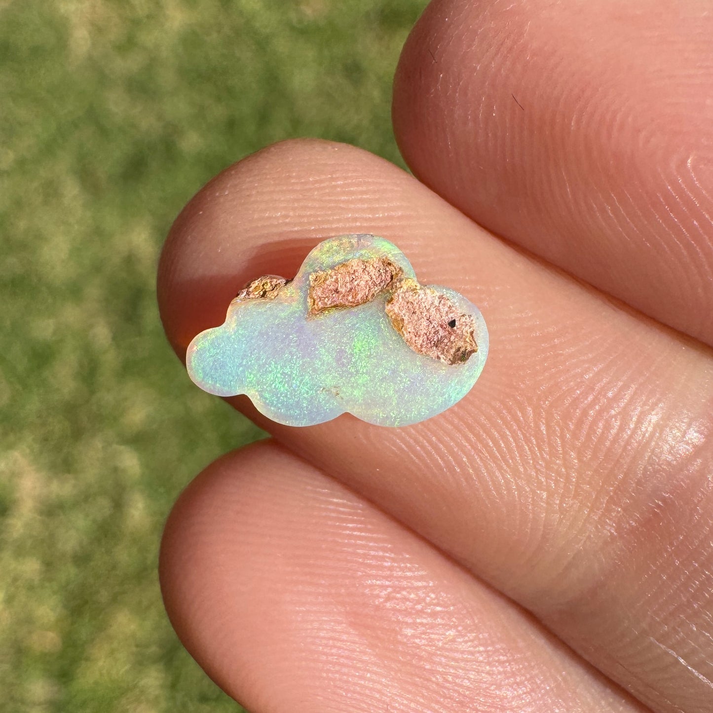 1.07 Ct cloud carving crystal opal
