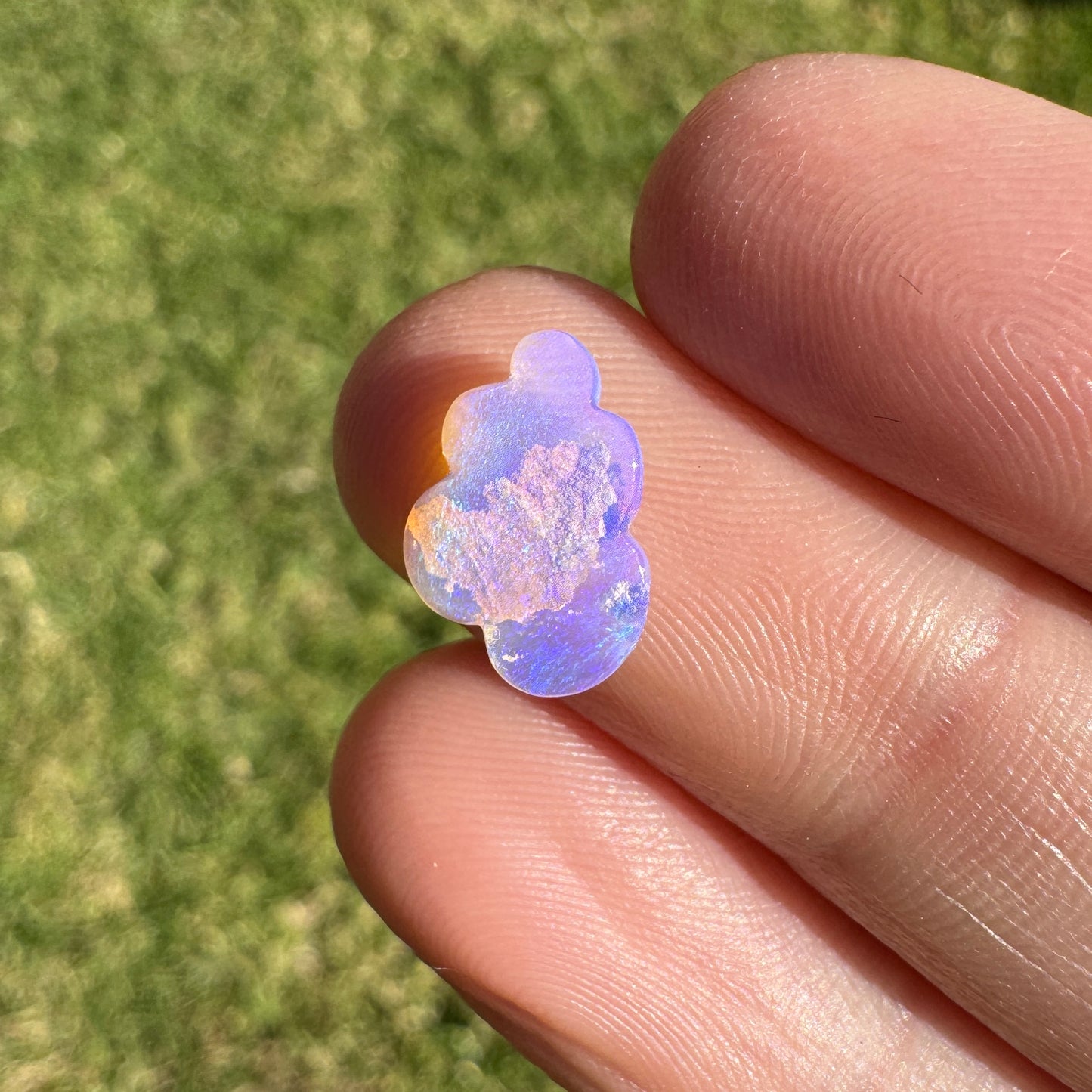 1.37 Ct cloud carving wood replacement opal