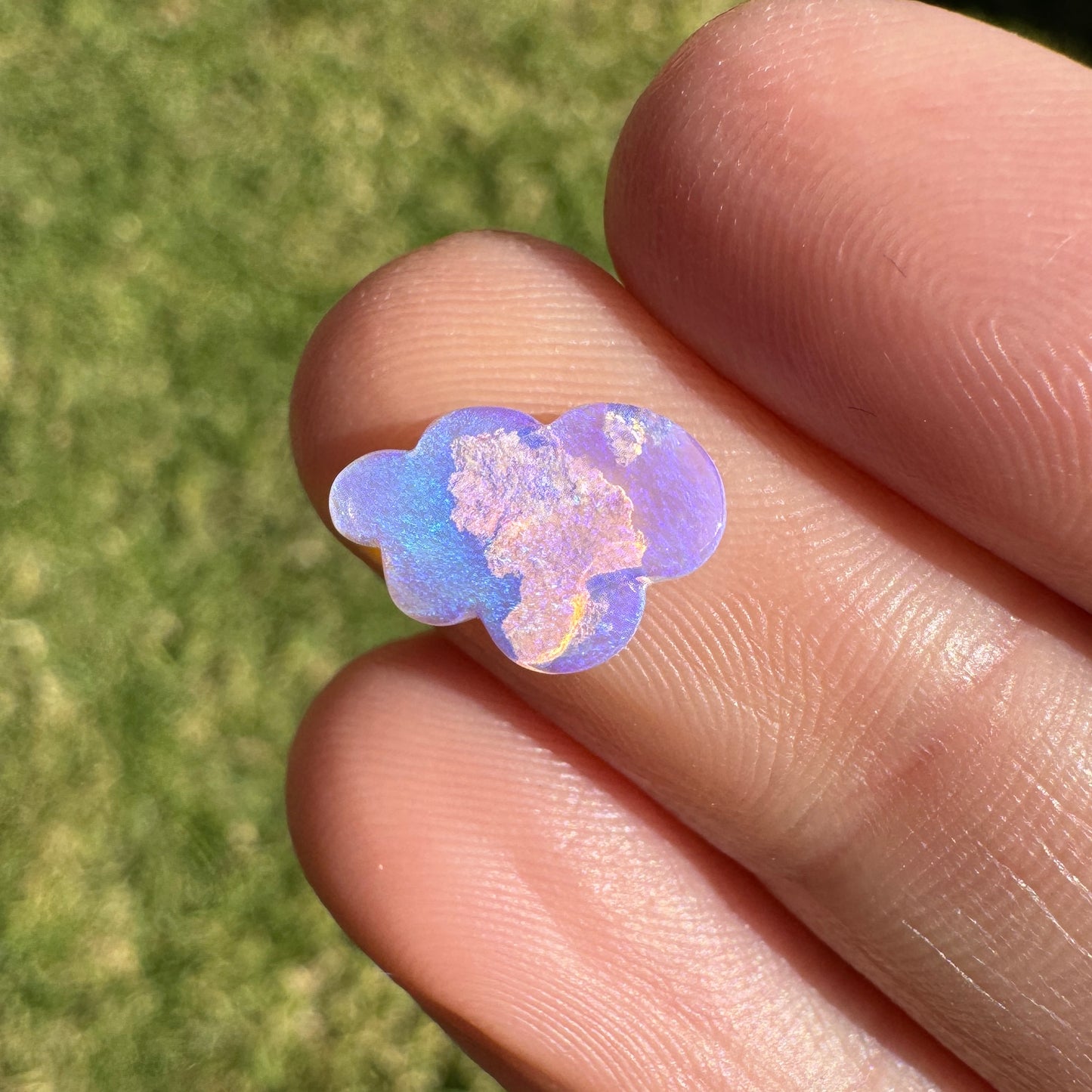 1.37 Ct cloud carving wood replacement opal