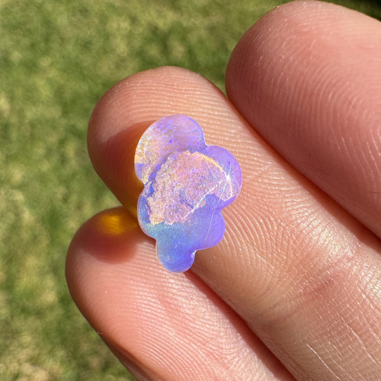 1.37 Ct cloud carving wood replacement opal