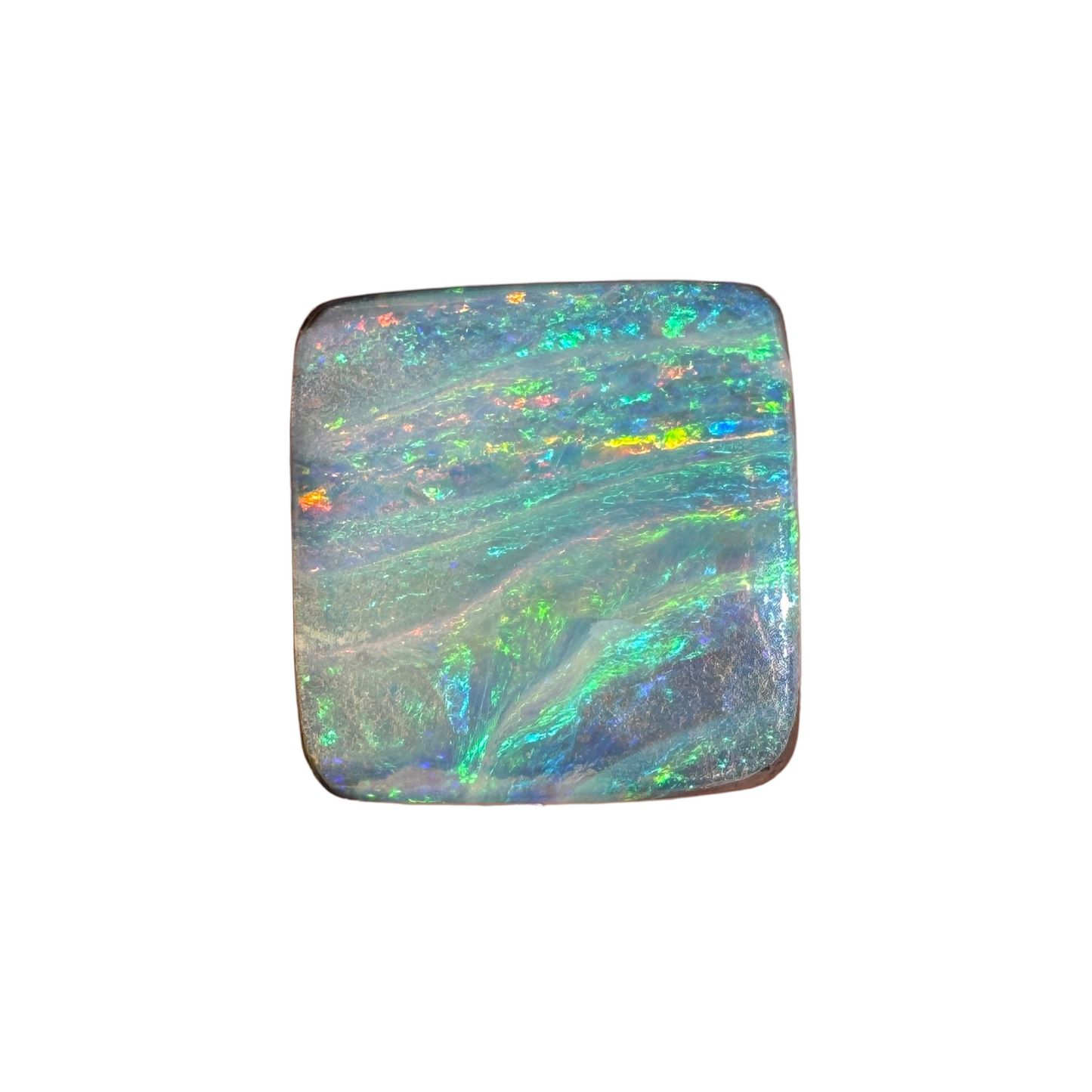 2.44 Ct rainbow striped boulder opal