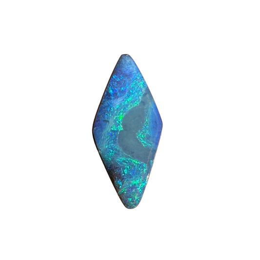 1.54 Ct small green-blue boulder opal