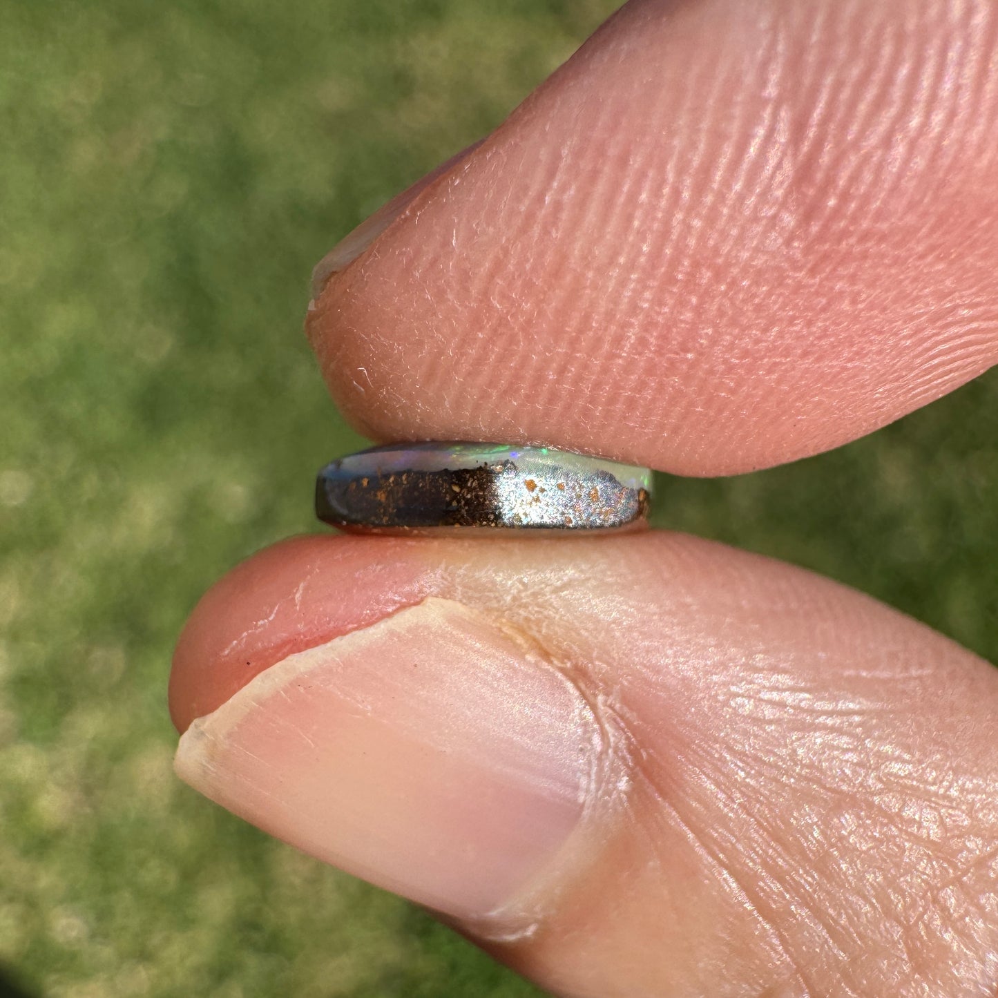 2.29 Ct small hexagon boulder opal