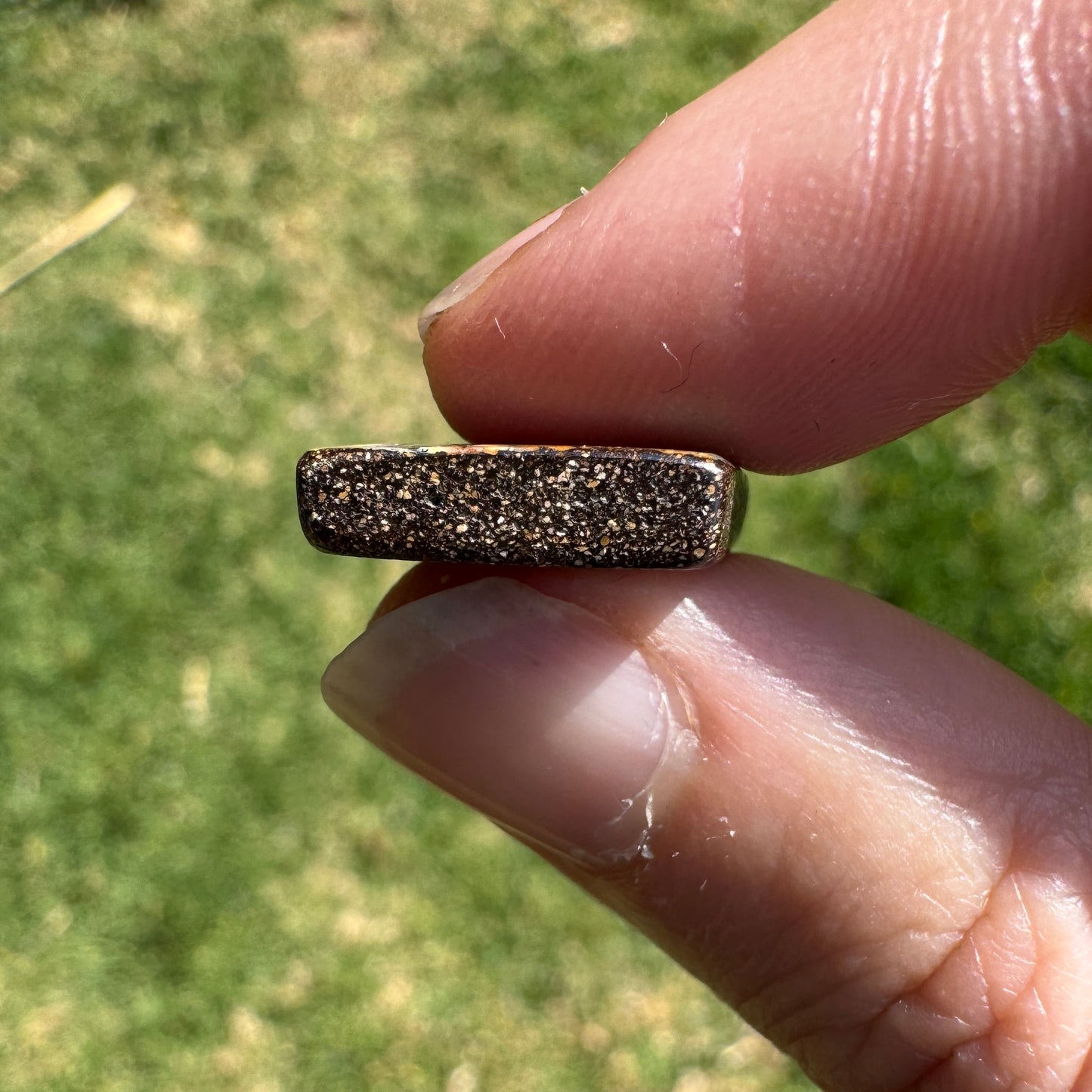 10.27 Ct front-drilled boulder opal