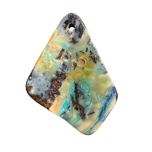 37.82 Ct front-drilled large boulder opal