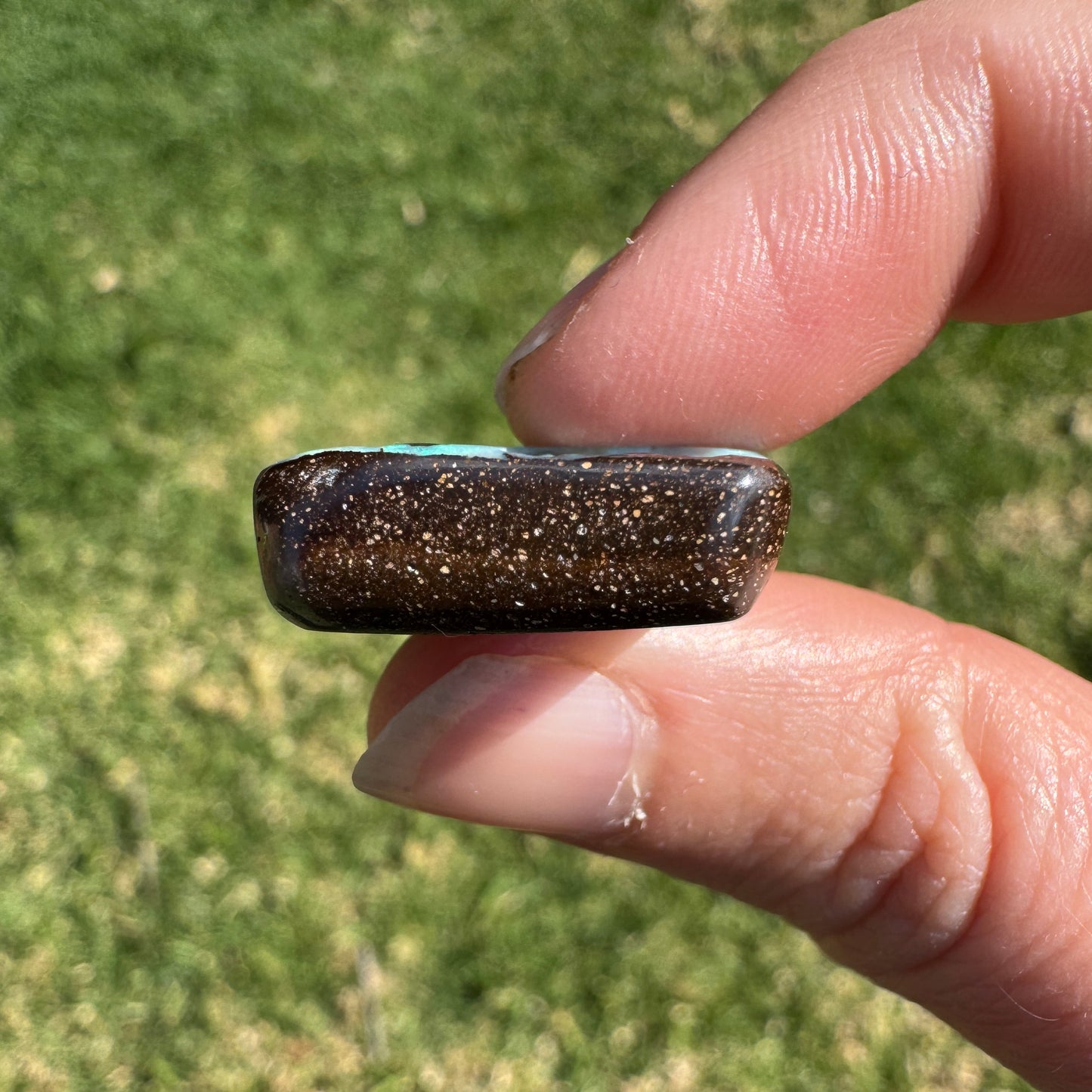 38.39 Ct front-drilled large boulder opal