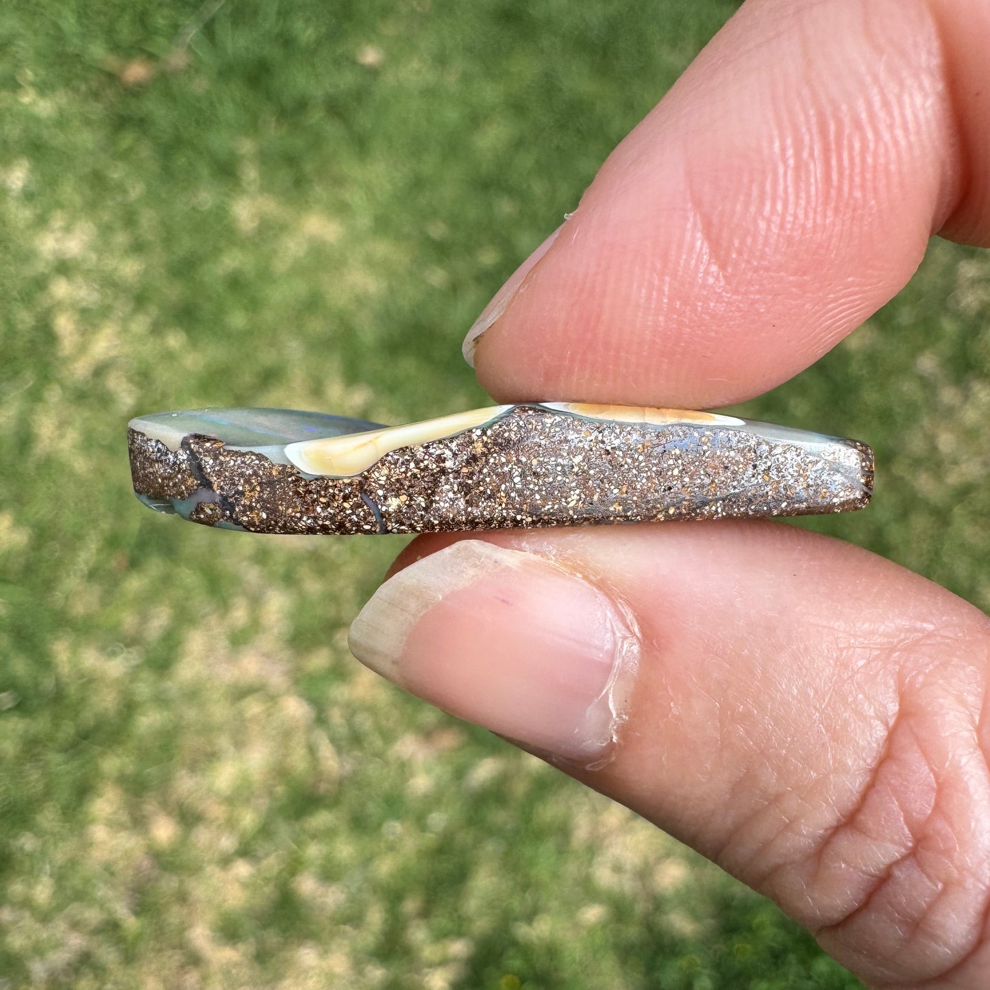 17.50 Ct front-drilled large boulder opal