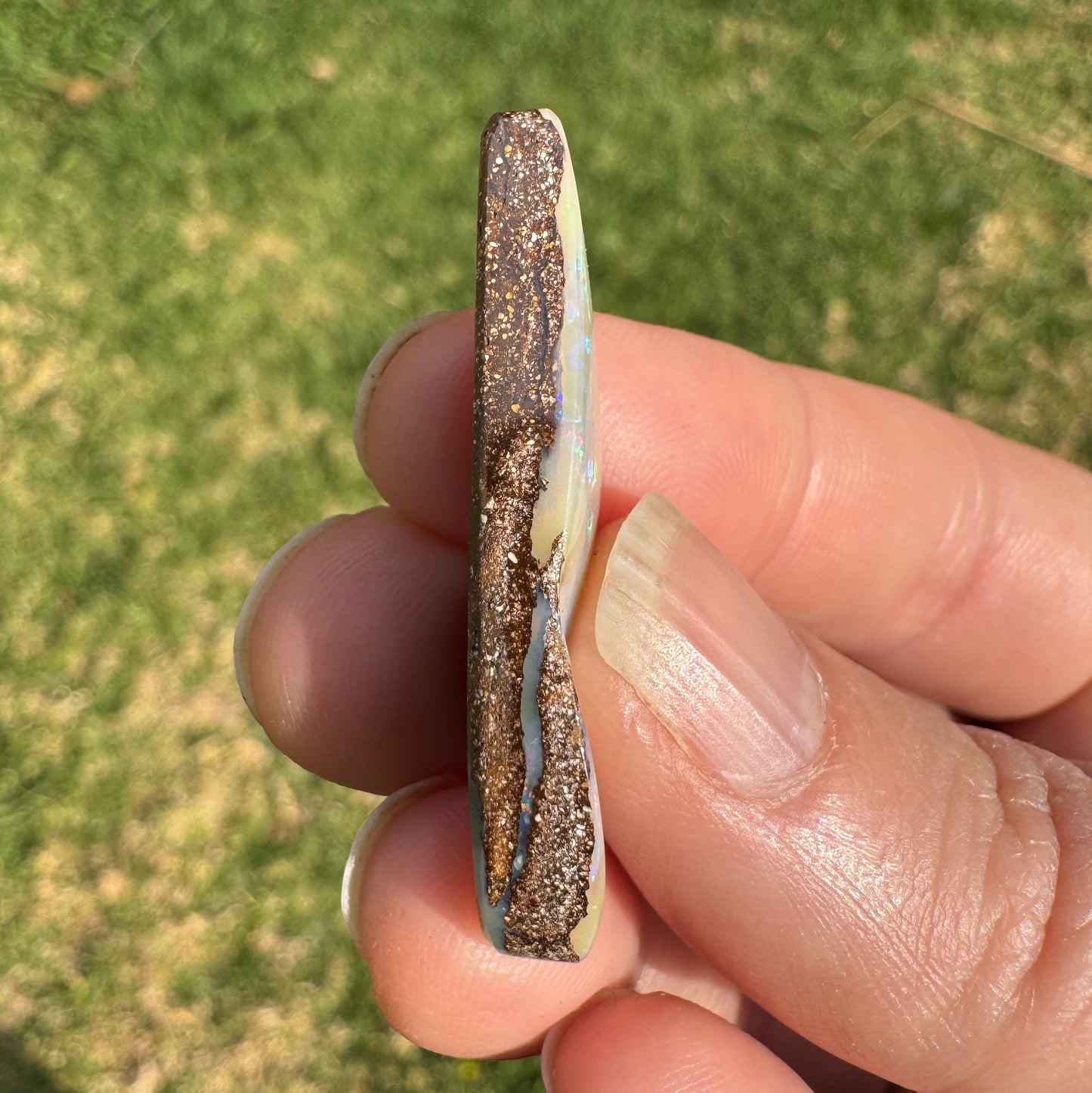 17.50 Ct front-drilled large boulder opal