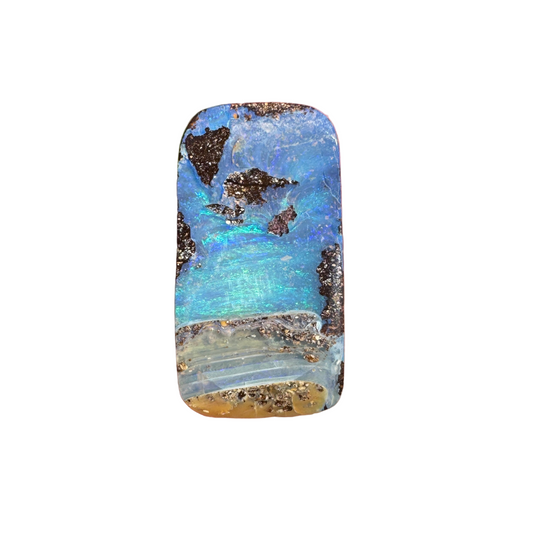 19.25 Ct side-drilled boulder opal