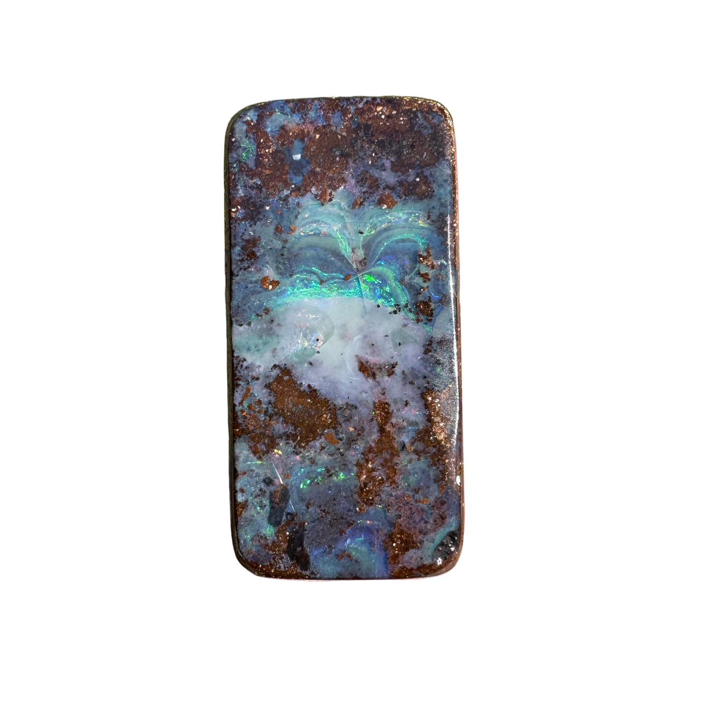 34.25 Ct side-drilled boulder opal