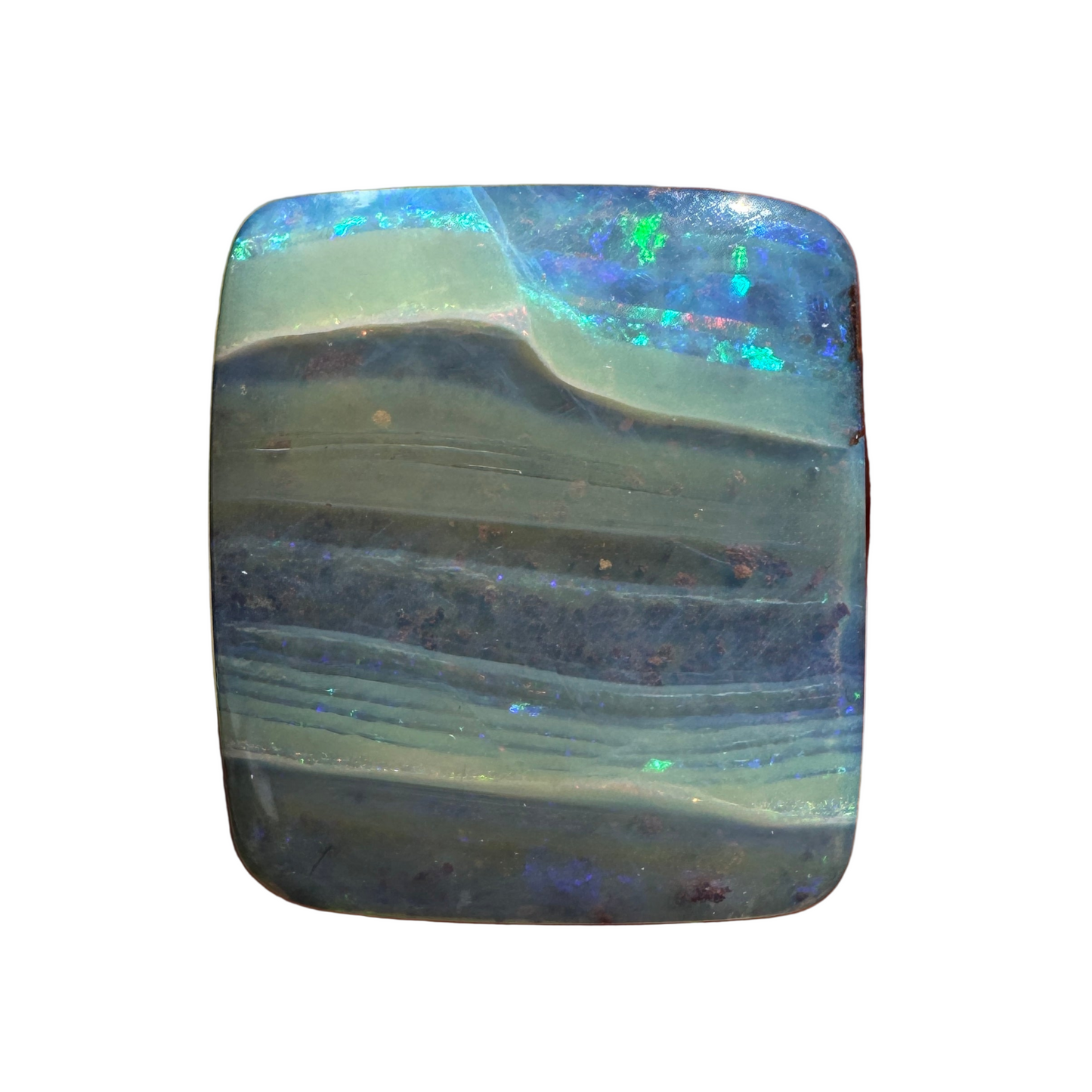 10.08 Ct large rectangle boulder opal