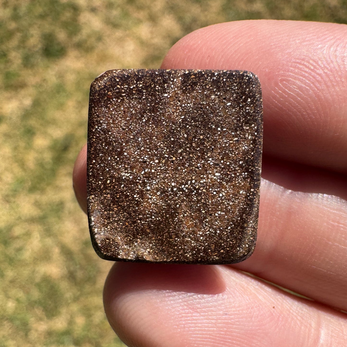 10.08 Ct large rectangle boulder opal